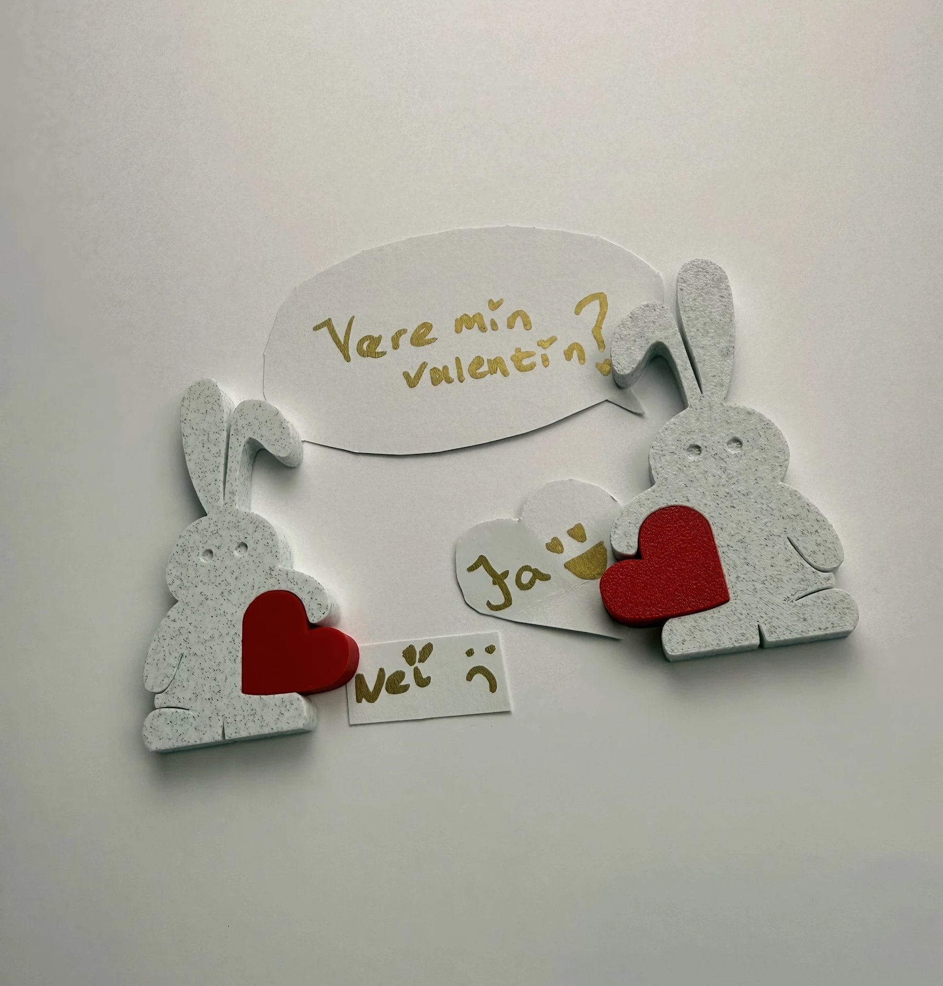 Valentin-haren som splittet magnet