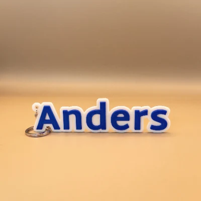 Nøkkelring med navn