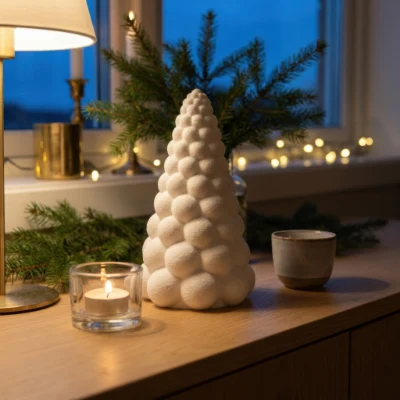 Formlys snøball lykt - Snøball