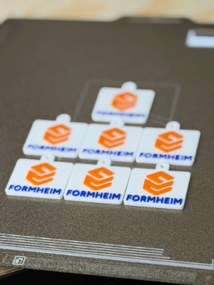 Formheim-logo på nøkkelring