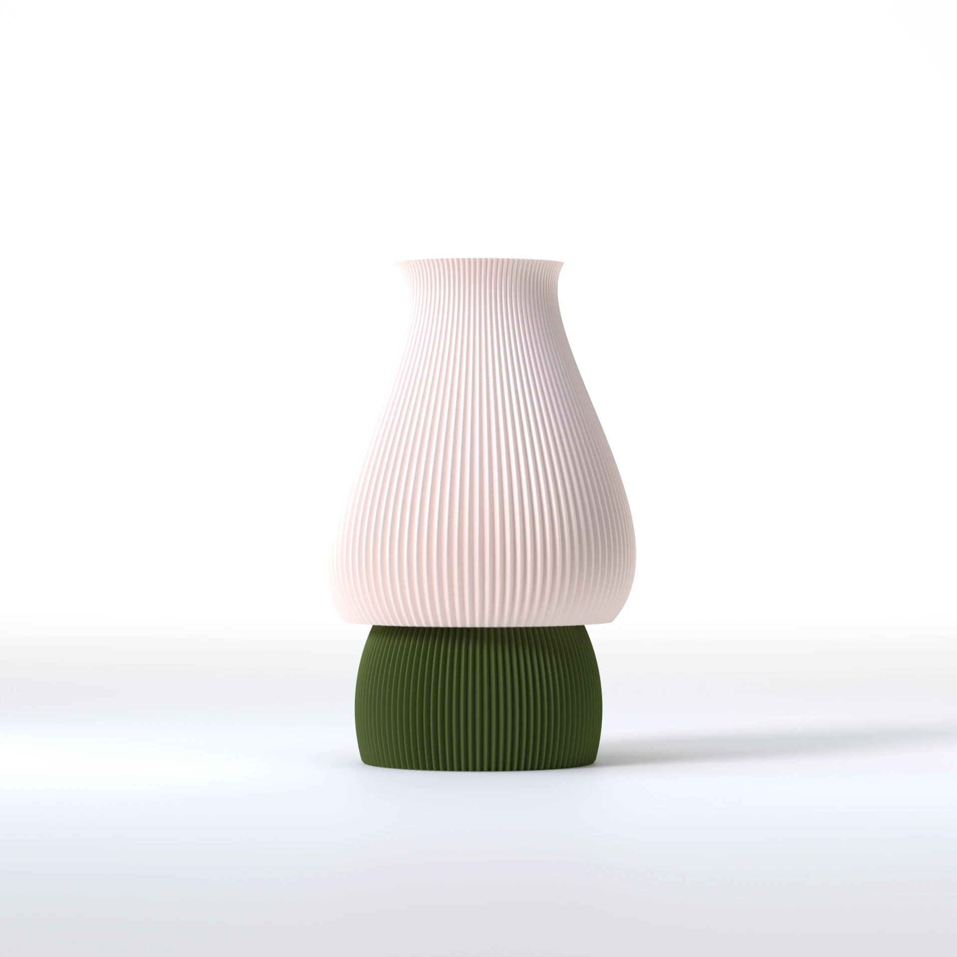 Leah-variant i mørkegrønn / beige utførelse