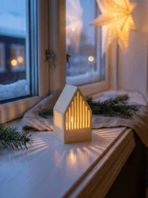 Hvitt lite hus