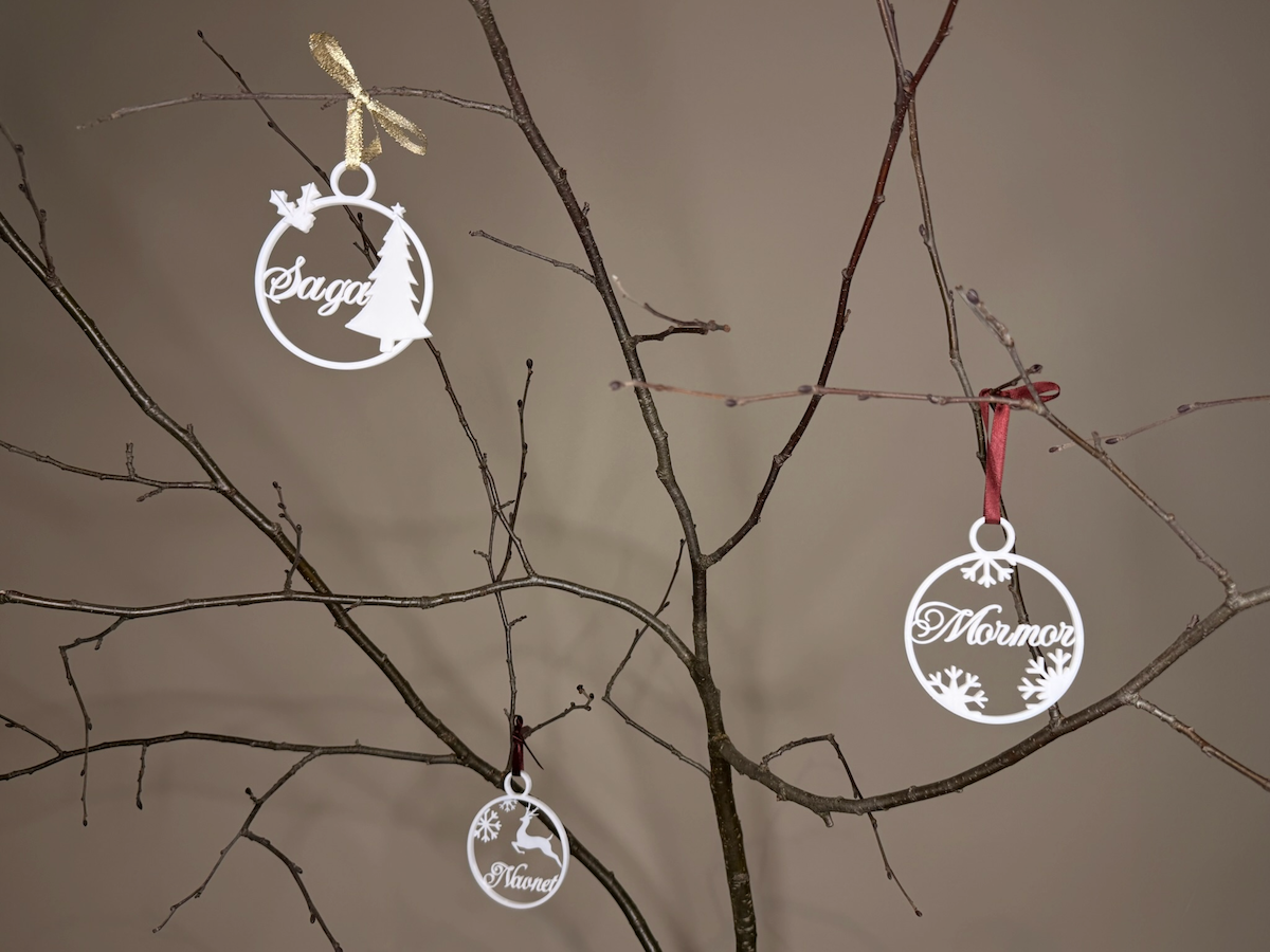 Juleornament med navn