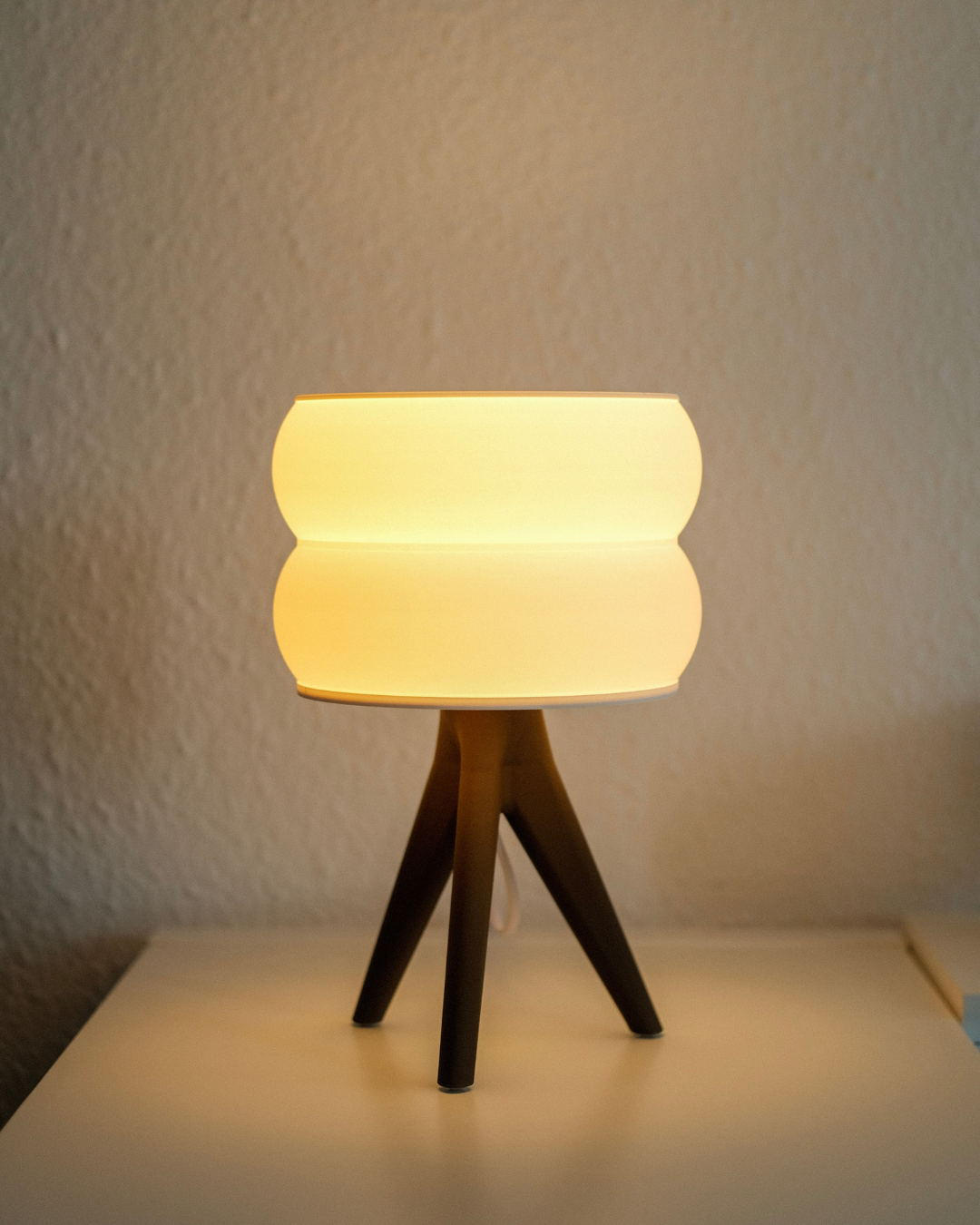 Lampe med lys