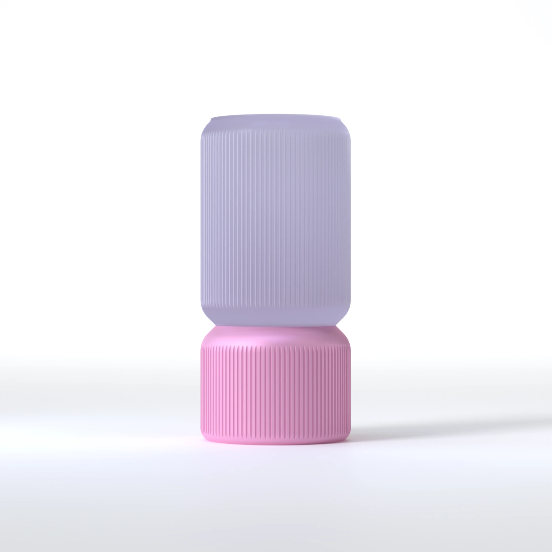Leah-variant i rosa / lavendel delvis gjennomsiktig utførelse