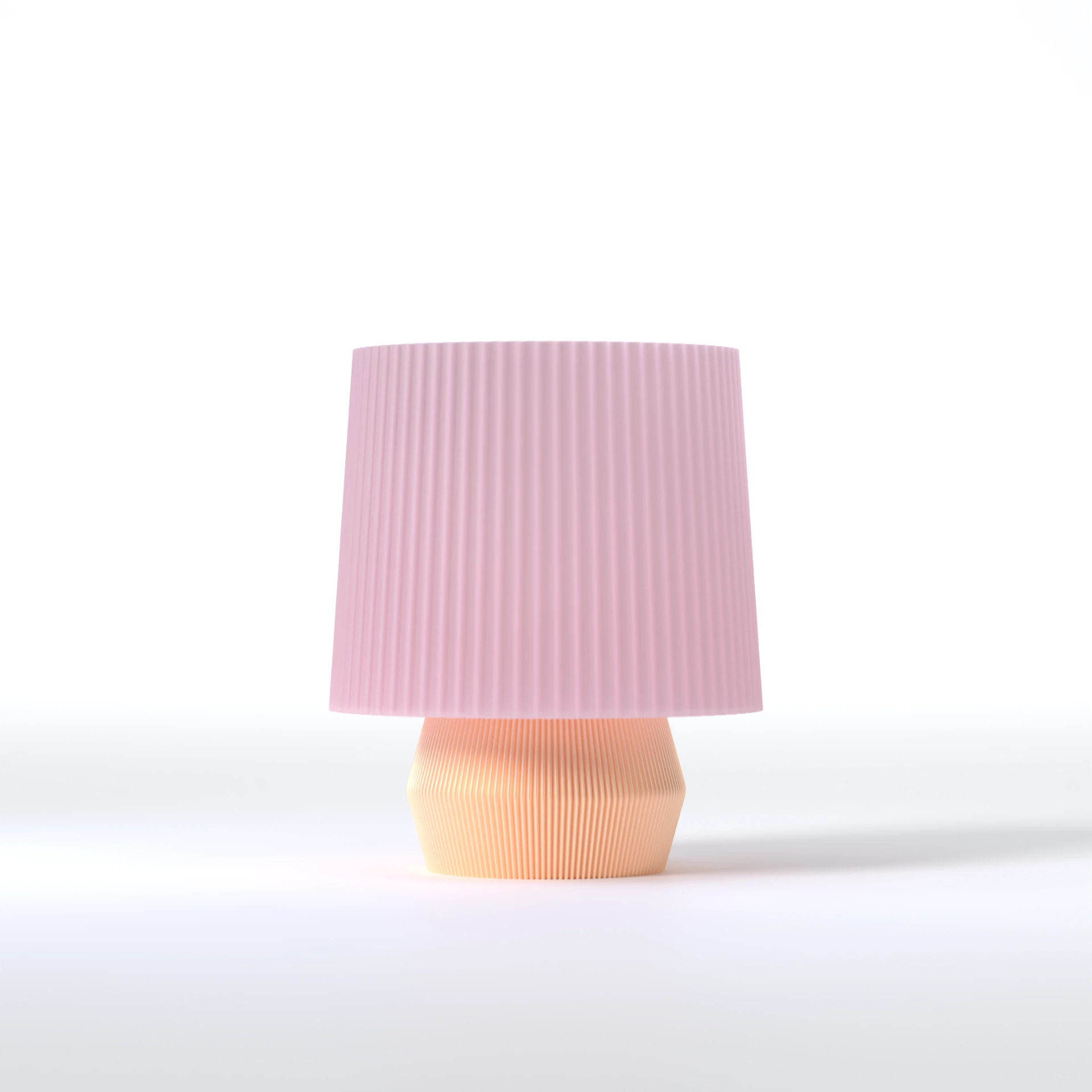 Leah-variant i champagne / rosa delvis gjennomsiktig utførelse